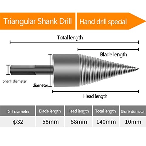 Wood Splitter Drill Bits - Die steel 1 piece(s) 32mm
