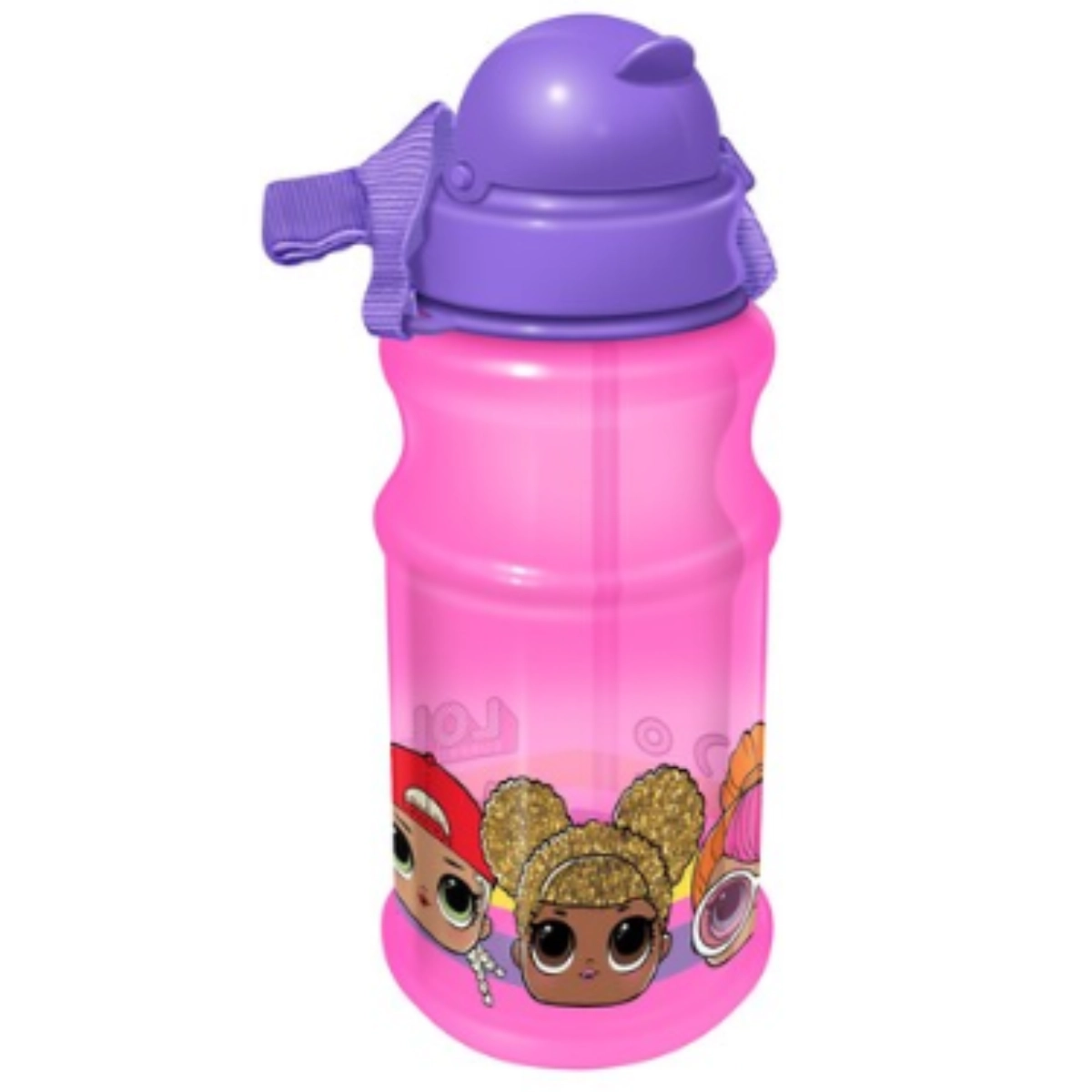 MGA Entertainment Water Bottle - screw-on lid flip-up straw 500 ml