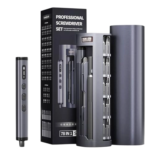 Electric Screwdriver - Shaft Aluminum Body Black