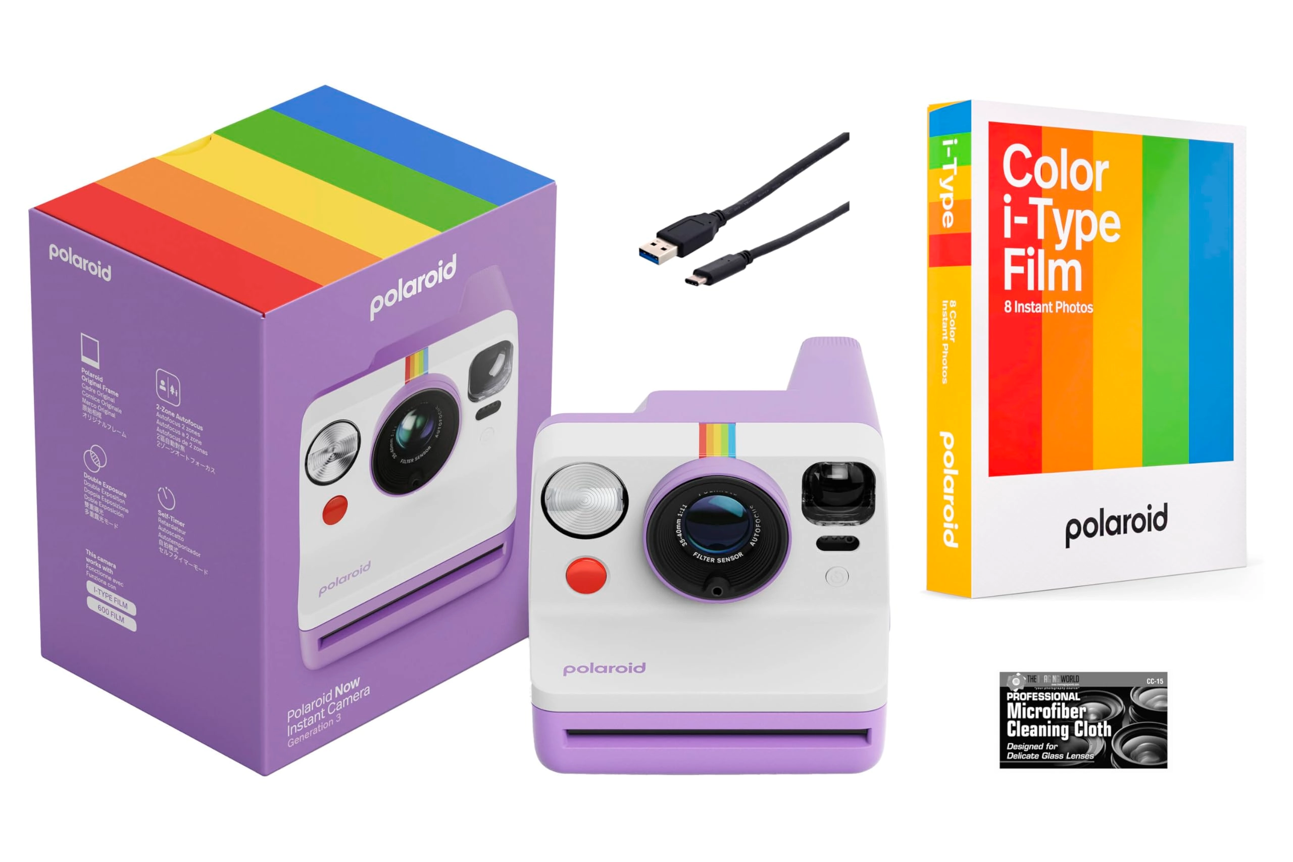 The Imaging World Now Generation 3 - i-Type Instant Camera USB-C Bundle