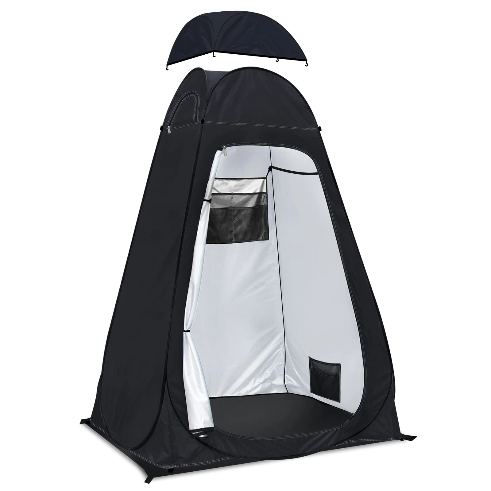 riggoo Pop Up Toilet Tent - 120 x 120 x 195 cm Portable