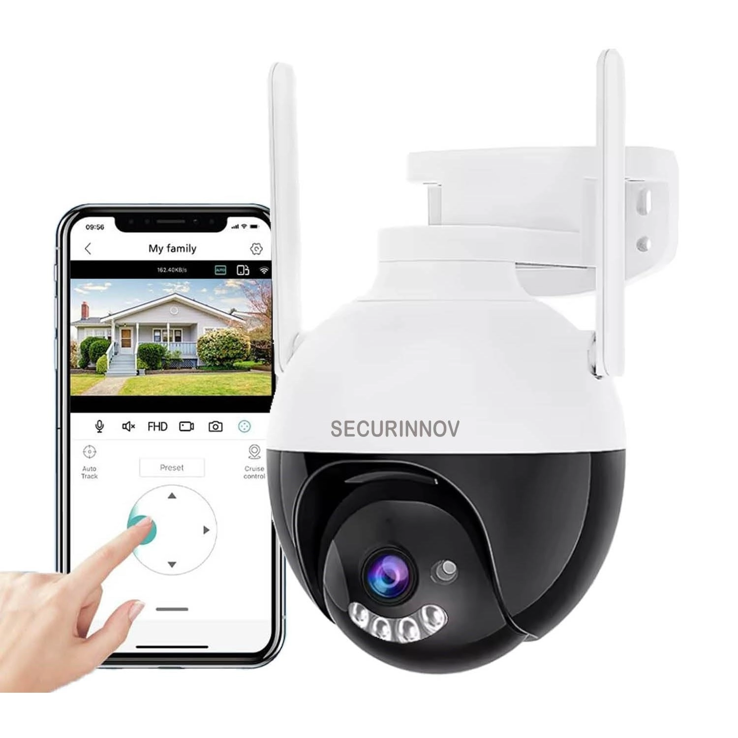 securinnov Outdoor WiFi Camera 1080p