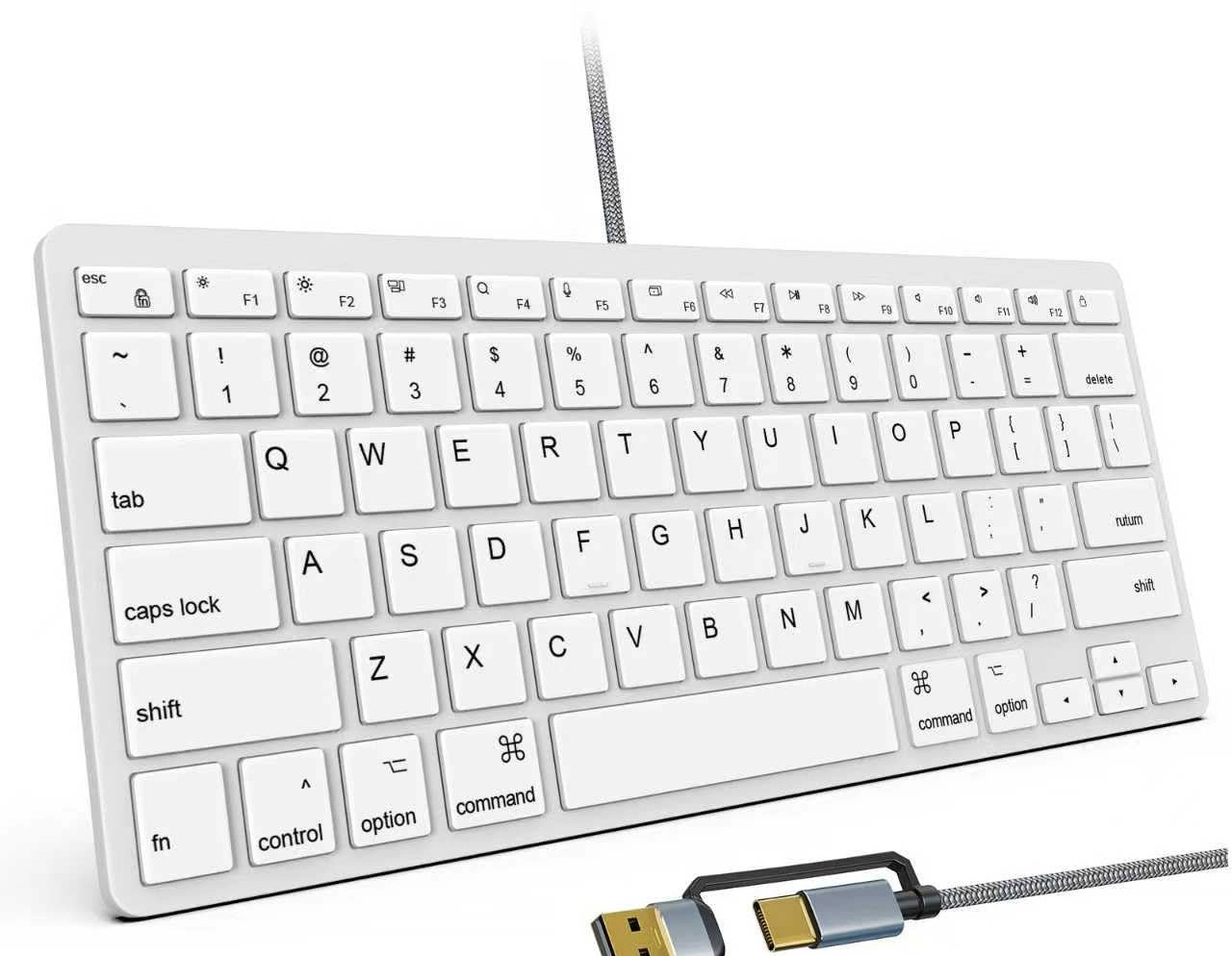 YORUNOHOSHI Ultra-Slim Wired Keyboard - Wired