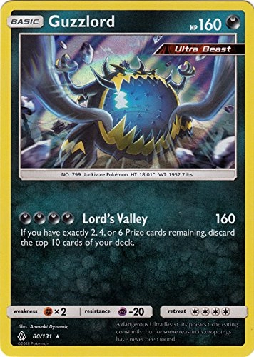 Pokémon Company Guzzlord - 80/131 Holo Rare Forbidden Light