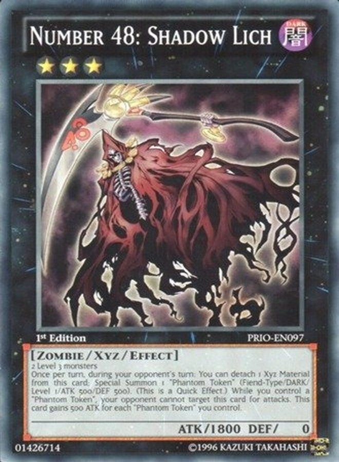 Yu-Gi-Oh! Number 48: Shadow Lich PRIO-EN097