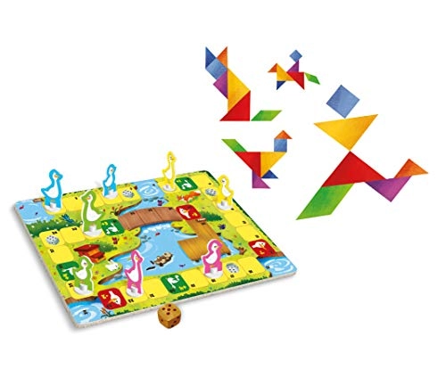 The Goose Game + Tangram - 2-in-1