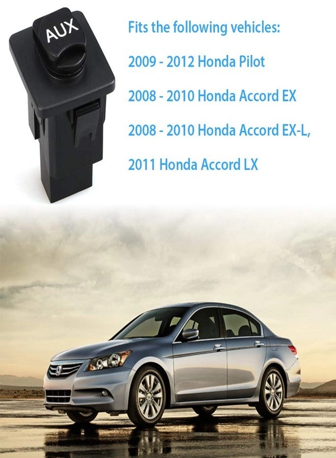 Auxiliary Input Jack Assembly 39112-TA0-A01 - 2009-2012 Honda Pilot, 2008-2010 Honda Accord EX, EX-L, 2011 Honda Accord LX