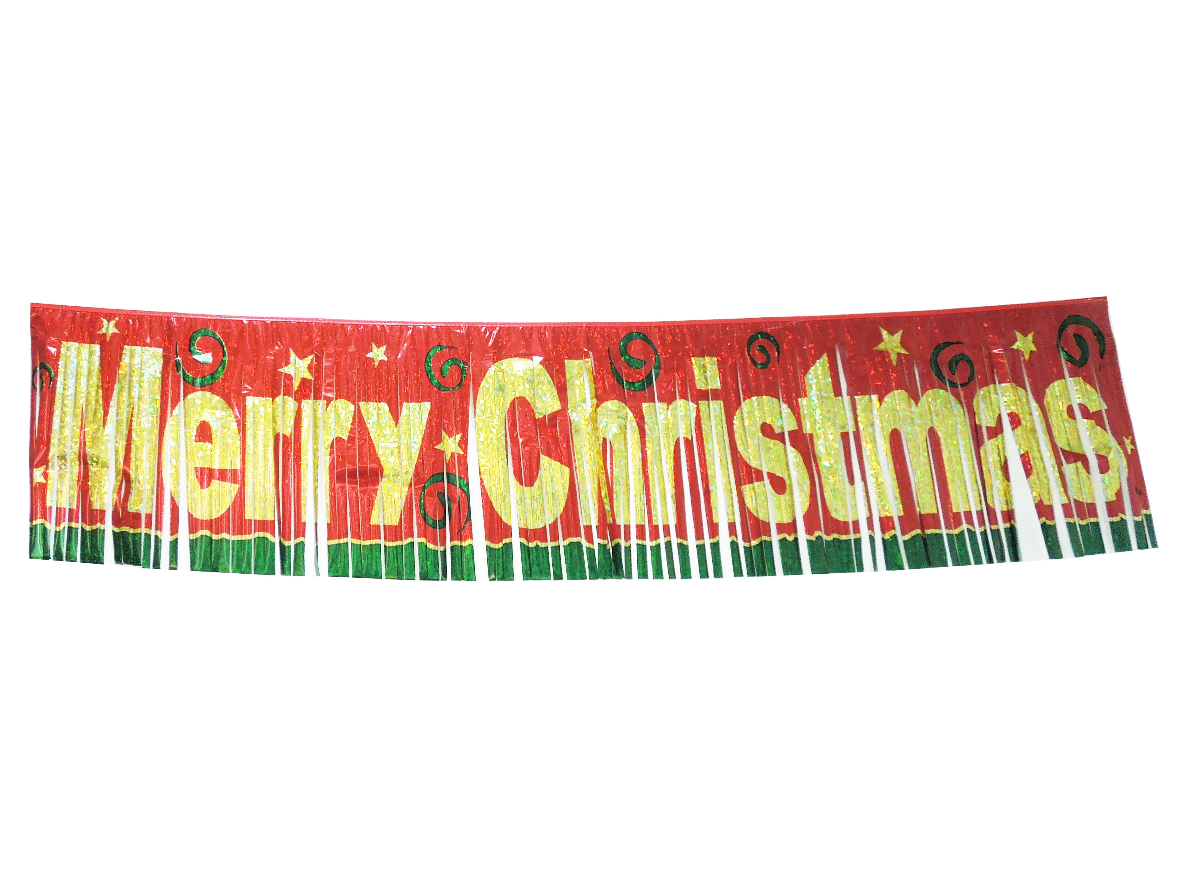 Party Zone Merry Christmas Banner Holo