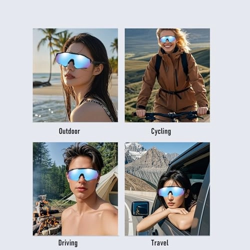 Smart Bluetooth Sunglasses - AI Real Time Translation 140 Languages Bluetooth 5.3