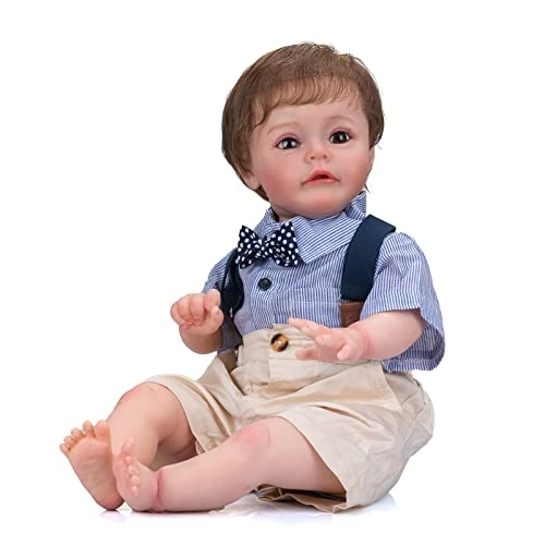 Sue-Sue Reborn Doll - 24 Inch Silicone Boy Blue Eyes