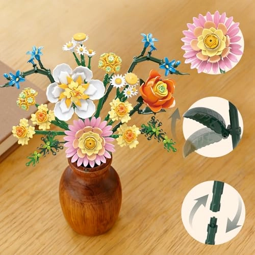 Rose Bouquet Building Set (01050) - Botanicals