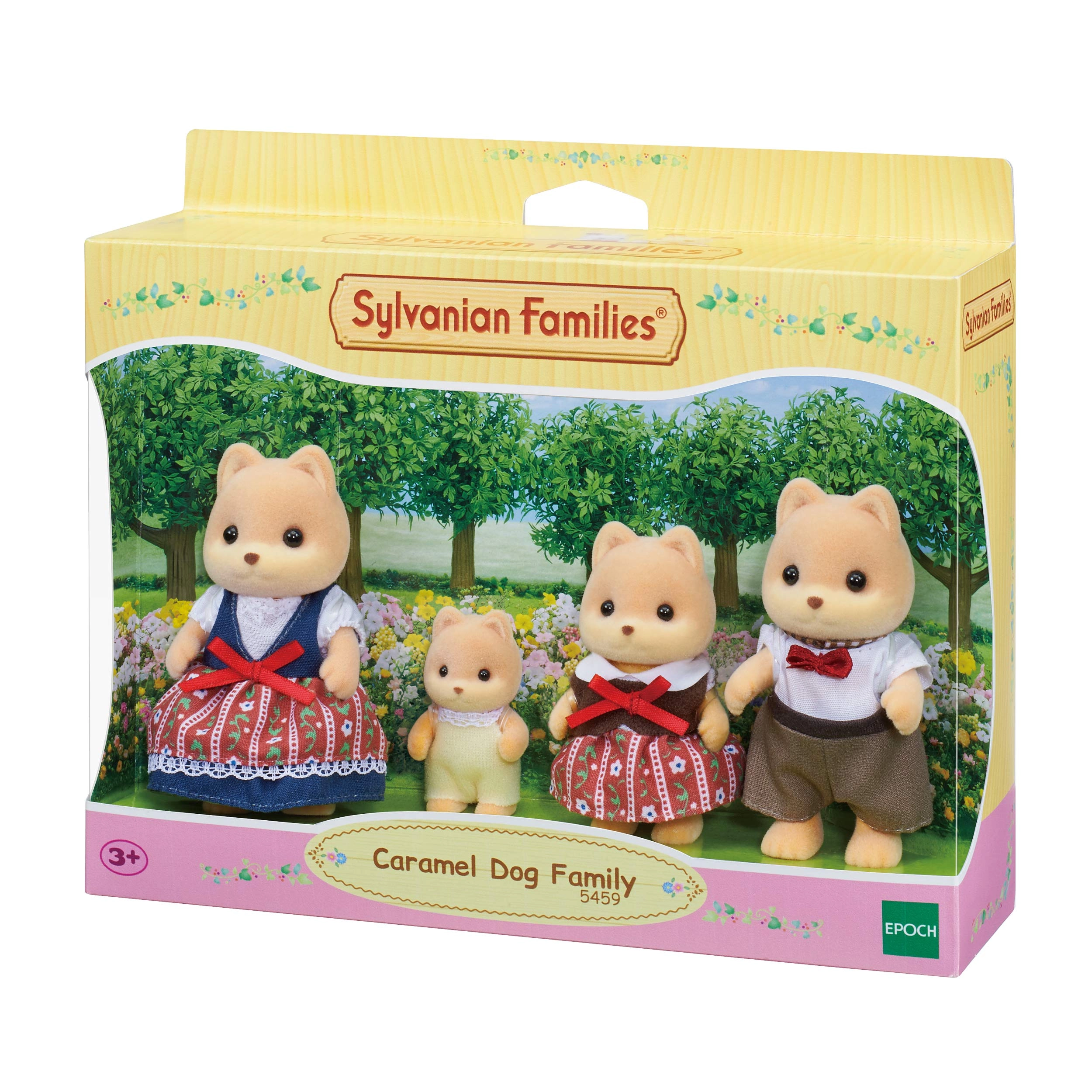 EPOCH Caramel - Animal - Caramel Dog Family - 36.0 Caramel,Sylvanian 4 4 figures