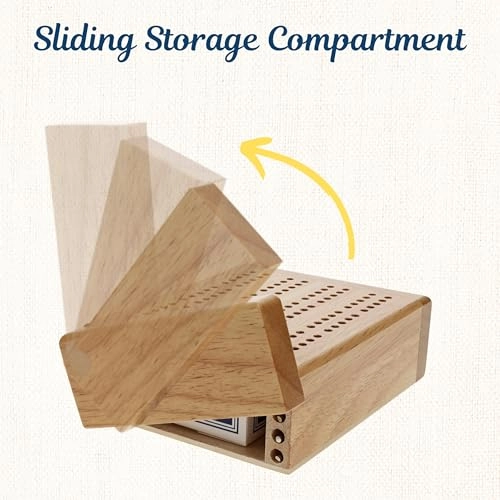 Cribbage Board - Travel Foldable 2 Track Set