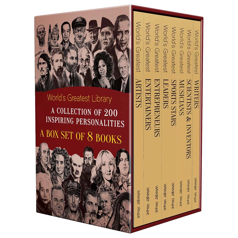 A Collection of 200 Inspiring Personalities - 8 Books | Box Set