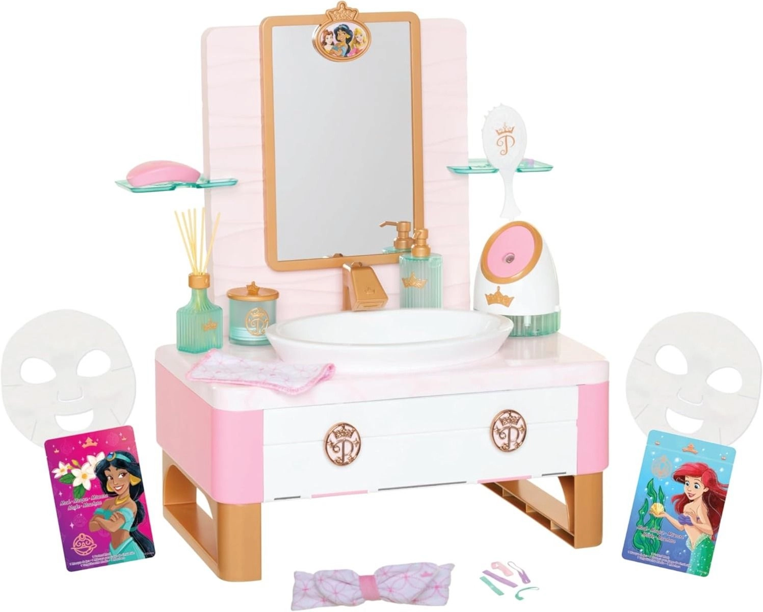 Princess Style Deluxe Day Spa - Working sink Facial steamer Ages 5+