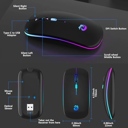 LED Mouse - Wireless