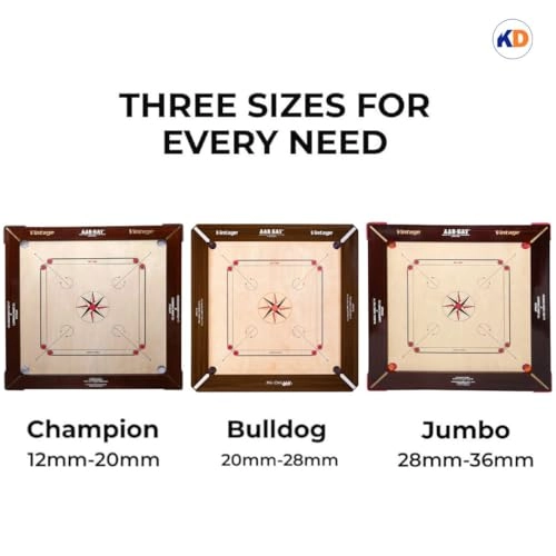 AAR-Kay Carrom Board - Vintage Plywood Champion