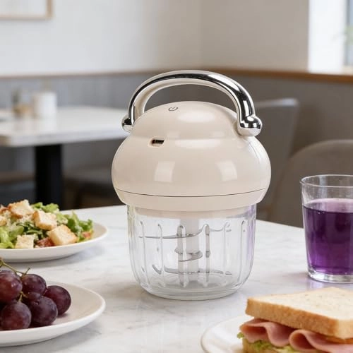 Electric Garlic Chopper - 350ml USB Rechargeable