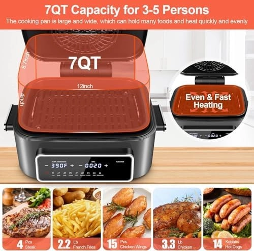 AIKO Grill Air Fryer B0F2TGNL5V