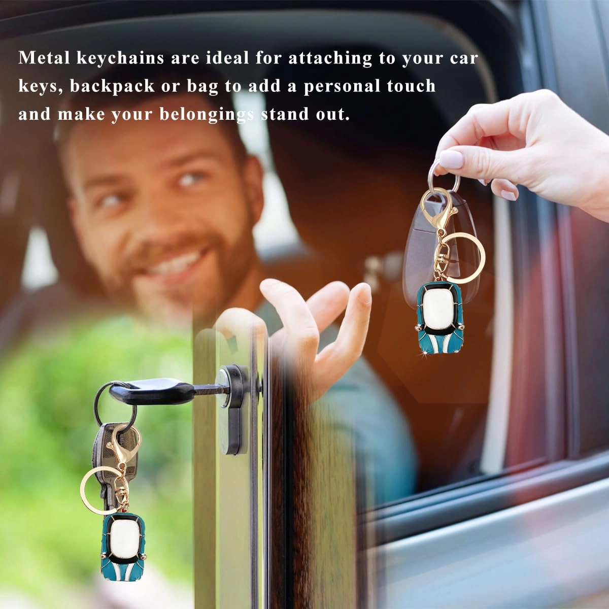 Car Model Rhinestone Keychain