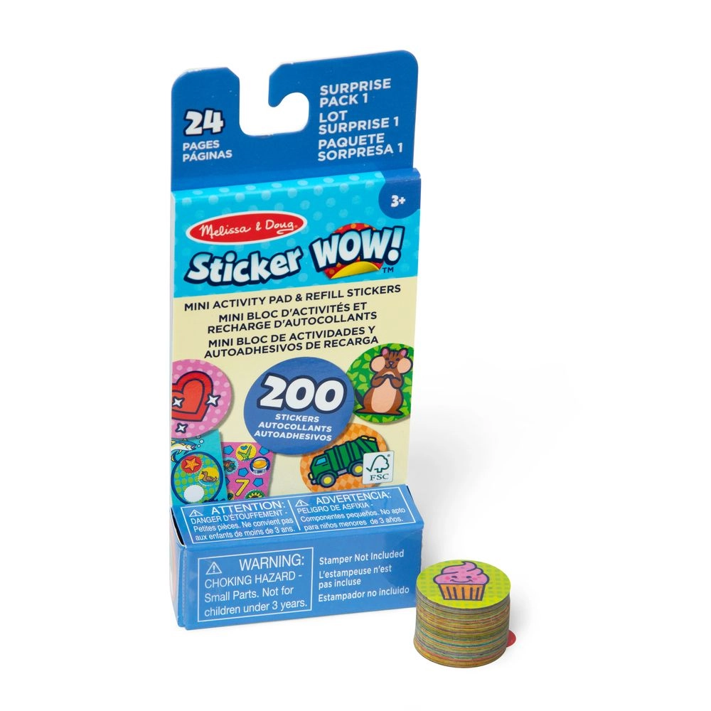 Melissa & Doug Surprise Reusable Sticker Pad 200 pcs