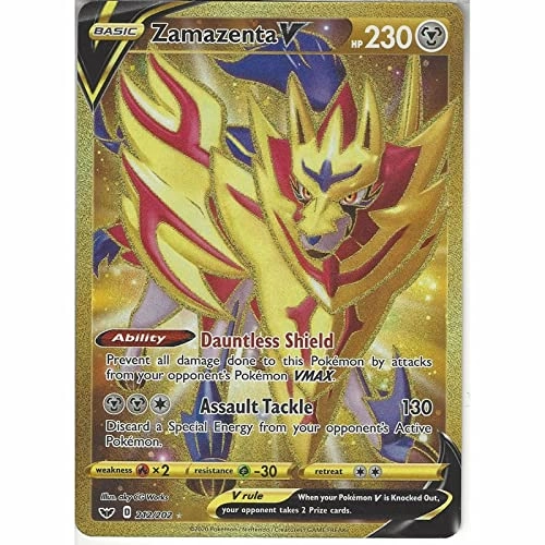Pokémon Pokemon Zamazenta V 212/202 - English + Toploader