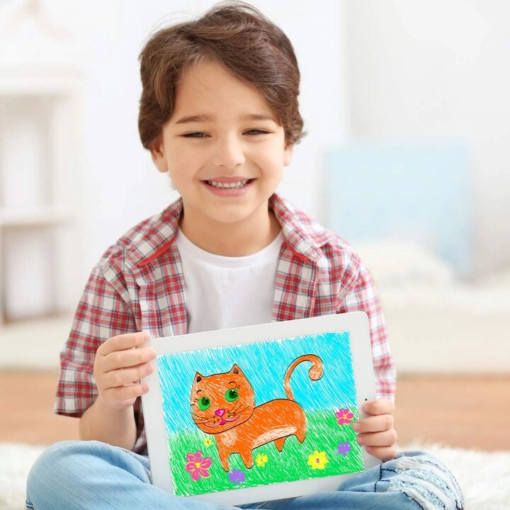 Glow Pad - Portable HiTech Tablet-Size 7 Interchanging Blinking Colorful Lights