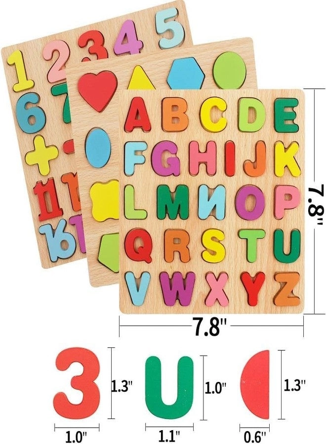 Wooden Puzzle Set - 2-6 Years
