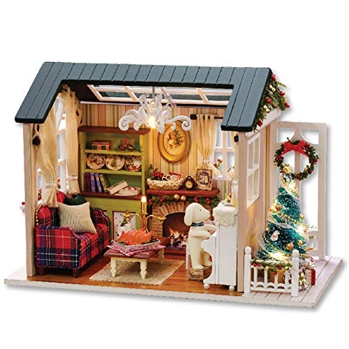 DIY Dollhouse - Romantic Miniature with Furniture