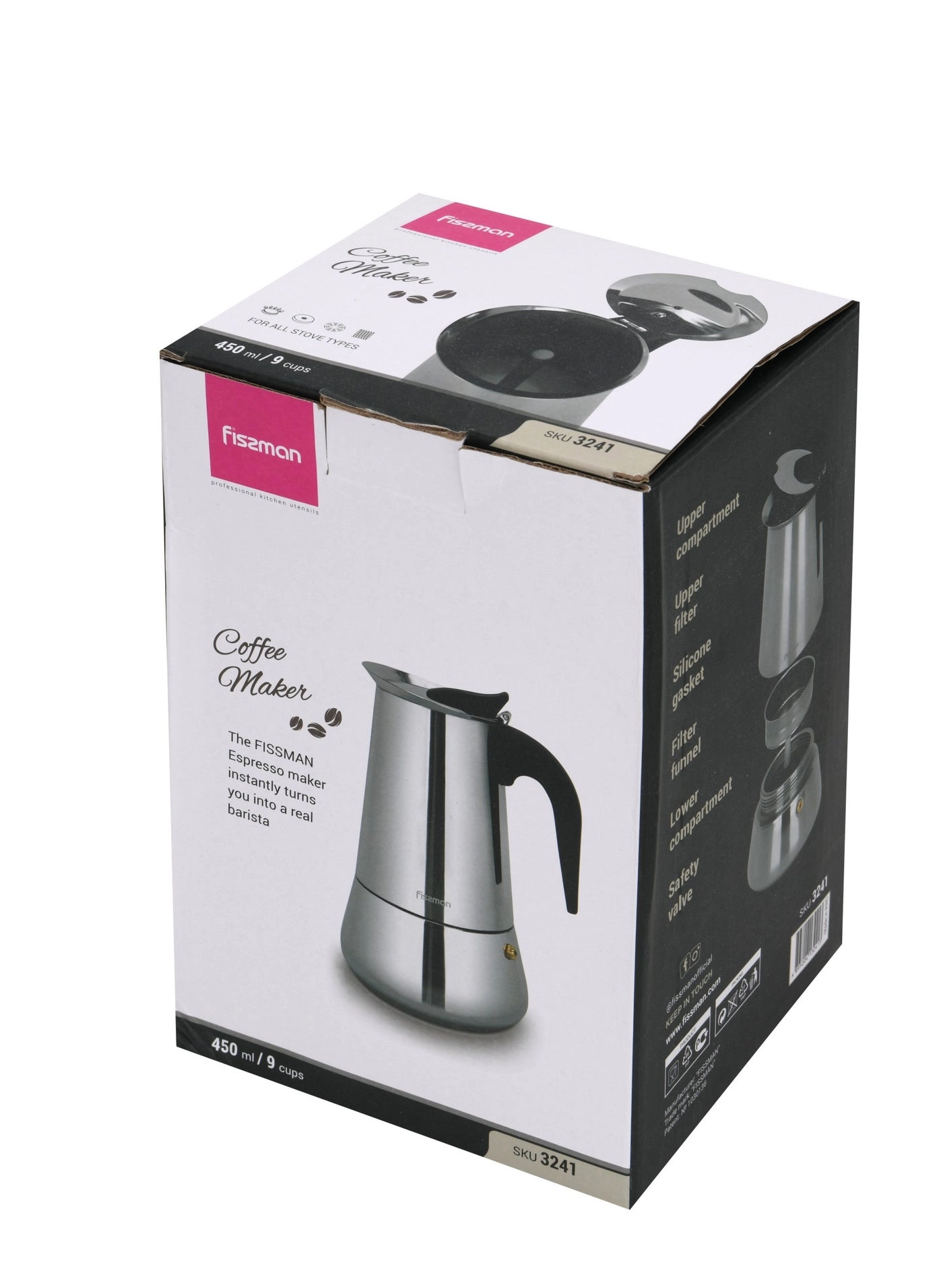 Moka Pot - 450mL Induction-compatible