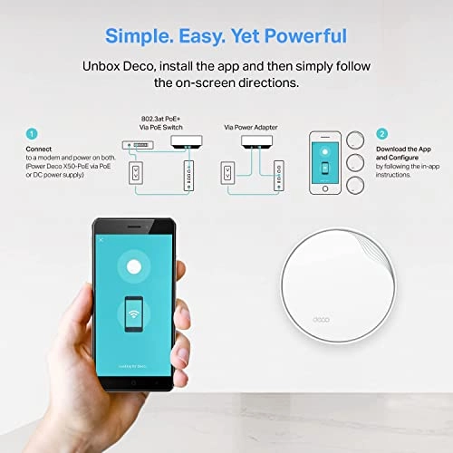 DECO X50-POE - Wi-Fi 6 Pack of 3