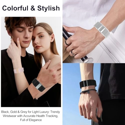 MG Health & Fitness Wearable - Blood Pressure Insights Medical-Grade ECG 12+ Days Battery Life