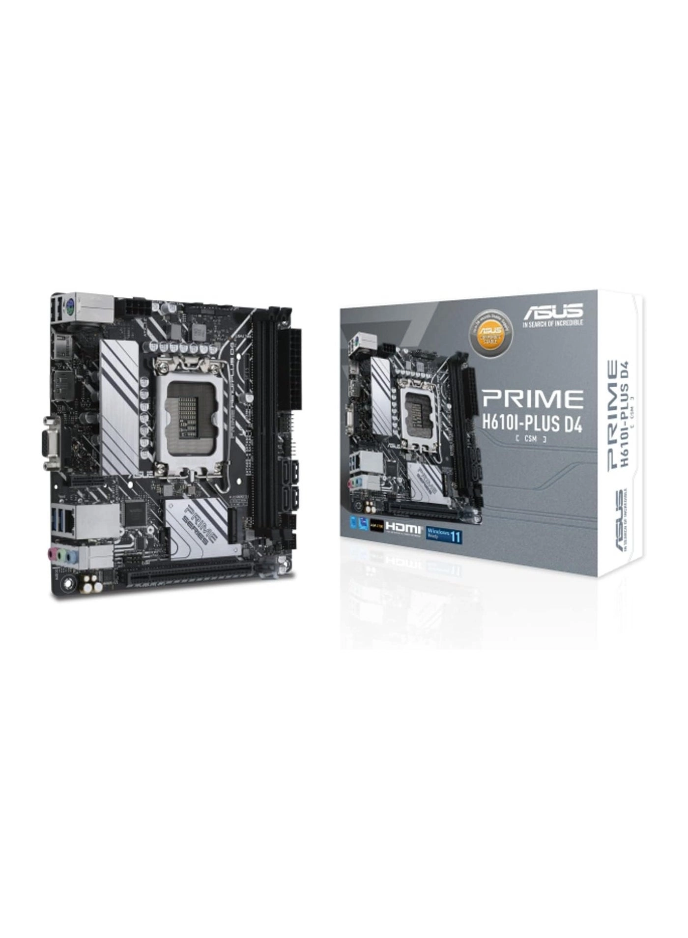 ASUS PRIME H610I-PLUS D4 - mini-ITX LGA 1700 PCIe 4.0