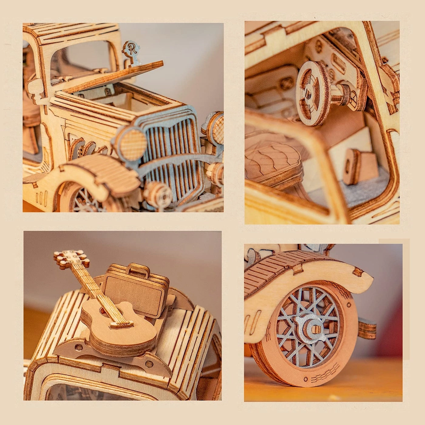 Rolife Retro Car Model - 12+ Years