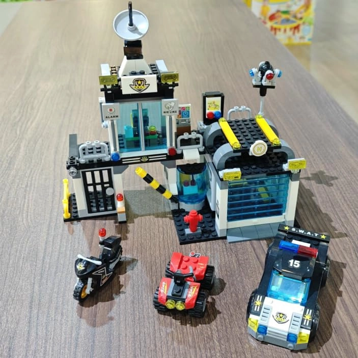 Hogokids City Police Station Building Sets - 533pcs