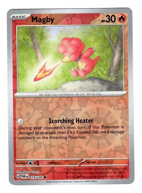 Pokémon Magby 019/182