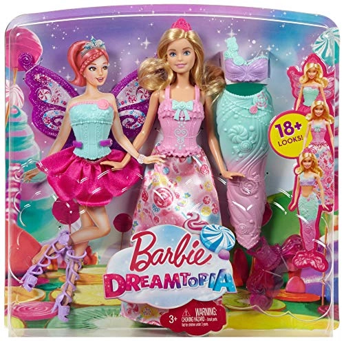 Barbie Fairytale Dress Up - Pink Ages 3+ Gift Set