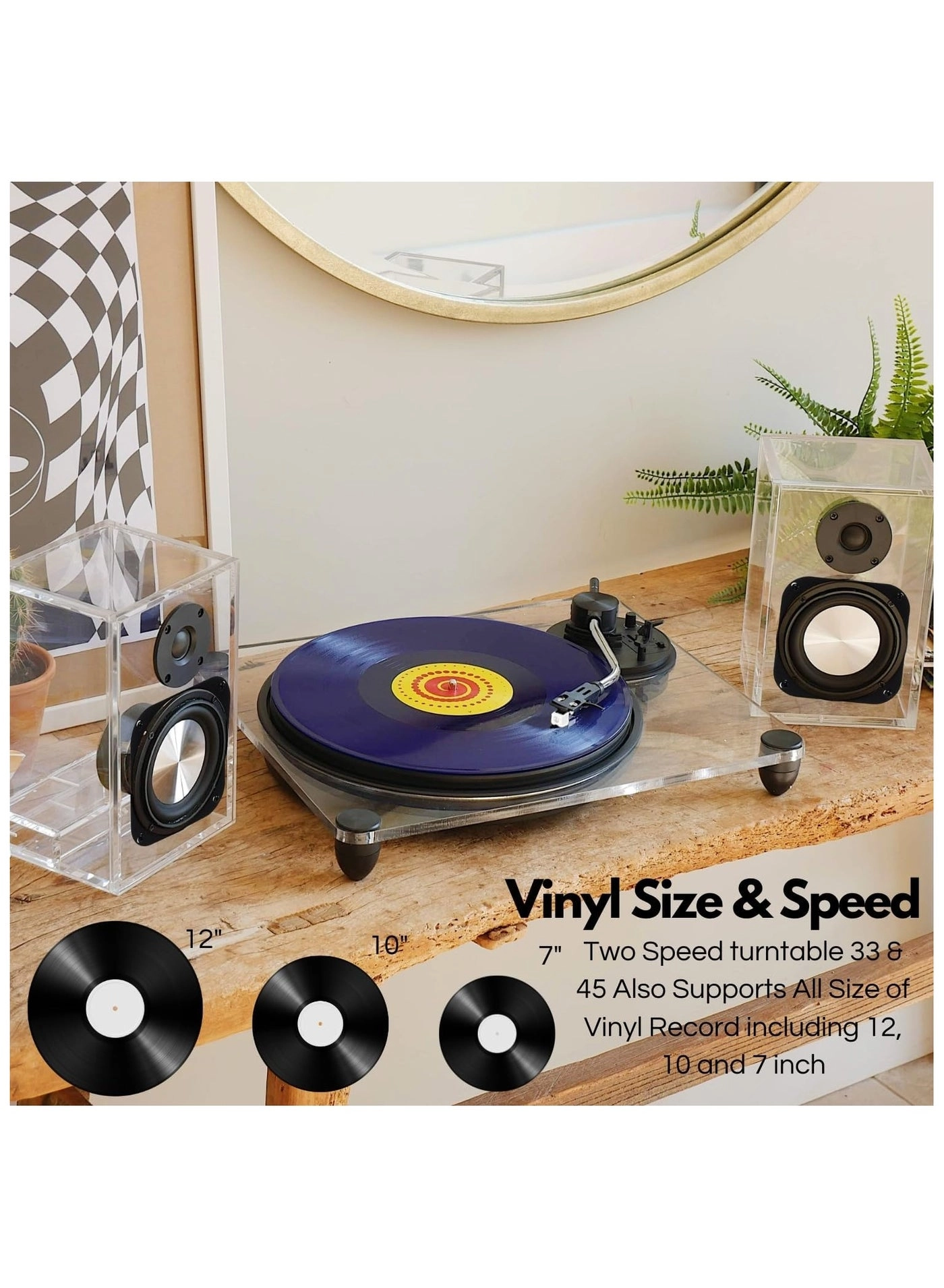 SOHO - Bluetooth Wireless Clear Acrylic