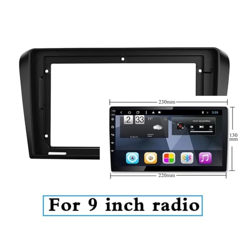 9 Inch Double Din Radio Fascia - 3 2004-2008