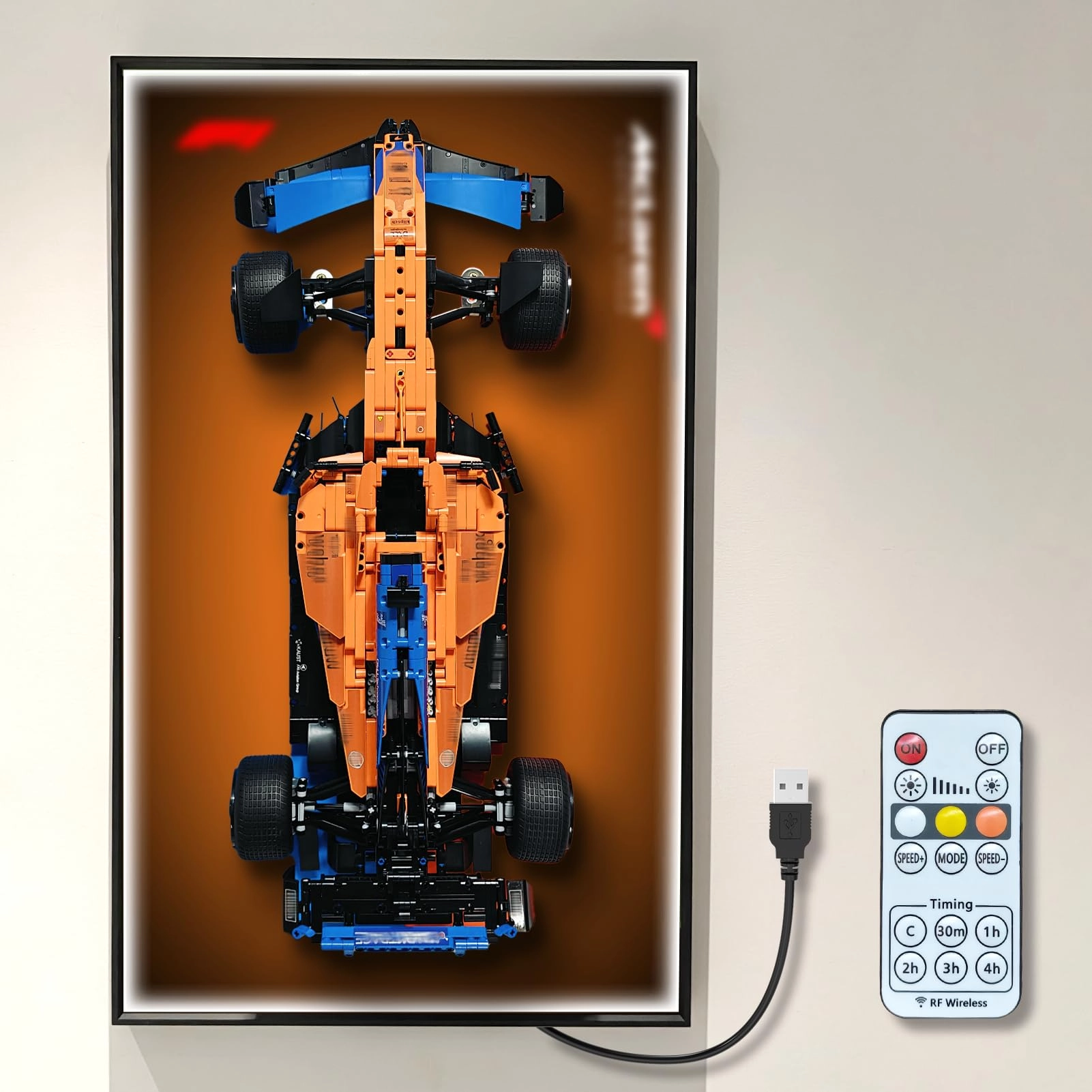 NOVDA Display Wallboard - Lego Technlc McLaren Formula 1 42141