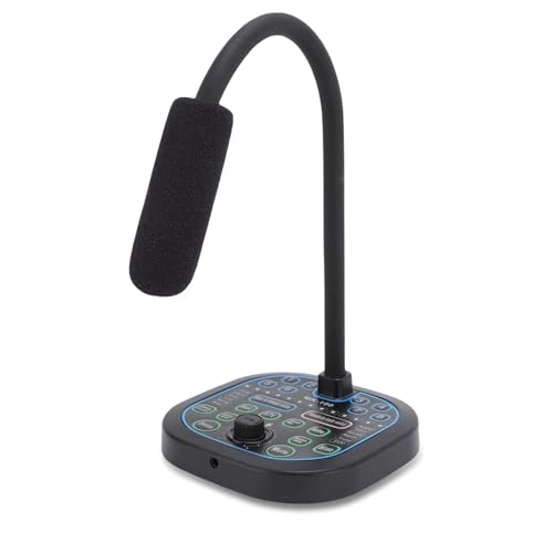 Portable Handheld Microphone Voice Changer USB+3.5mm-Mini-Jack Microphone