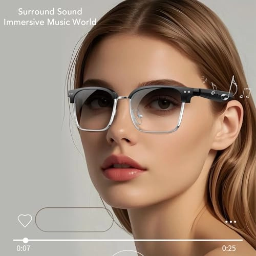 AI Smart Glasses - Blue Light Blocking 85mah battery
