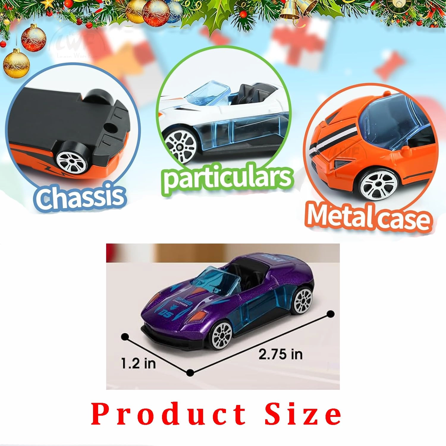 Racing Alloy Model Series - 1:64 Scale 6 Count