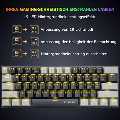 60% Mechanical Keyboard - US Wired