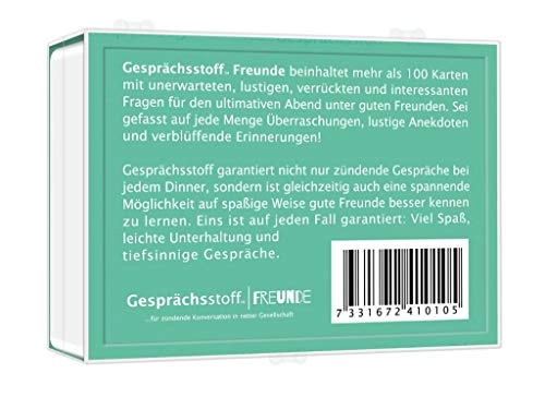 Conversation Topics Friends (German)