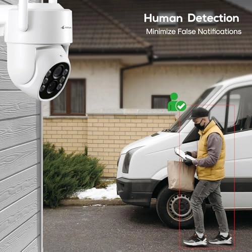 PTZ Security Camera - 2K 4pcs + 10CH NVR - 10'' HD Monitor