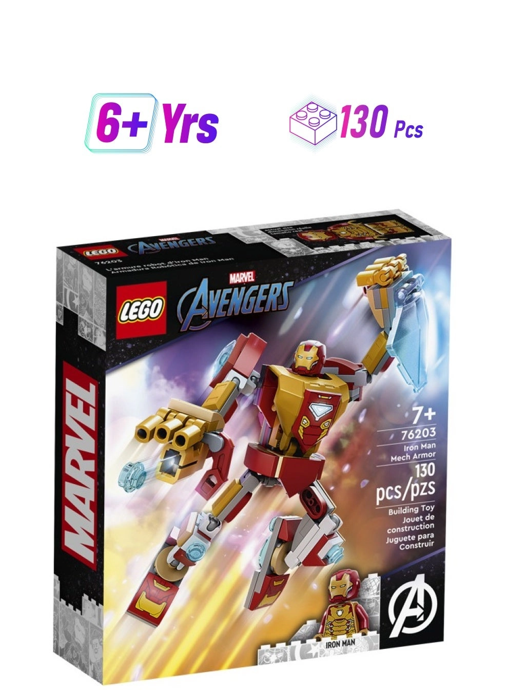 Iron Man Mech Armor (76203)