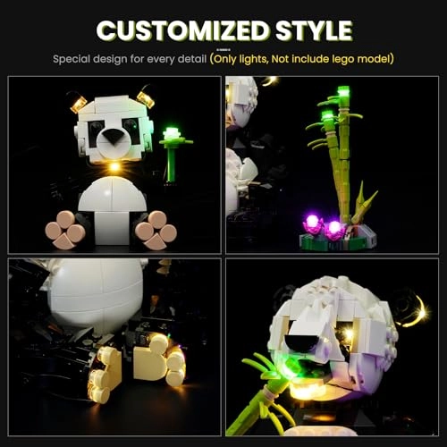 Light Kit for Lego Wild Animals Panda Family - Animal