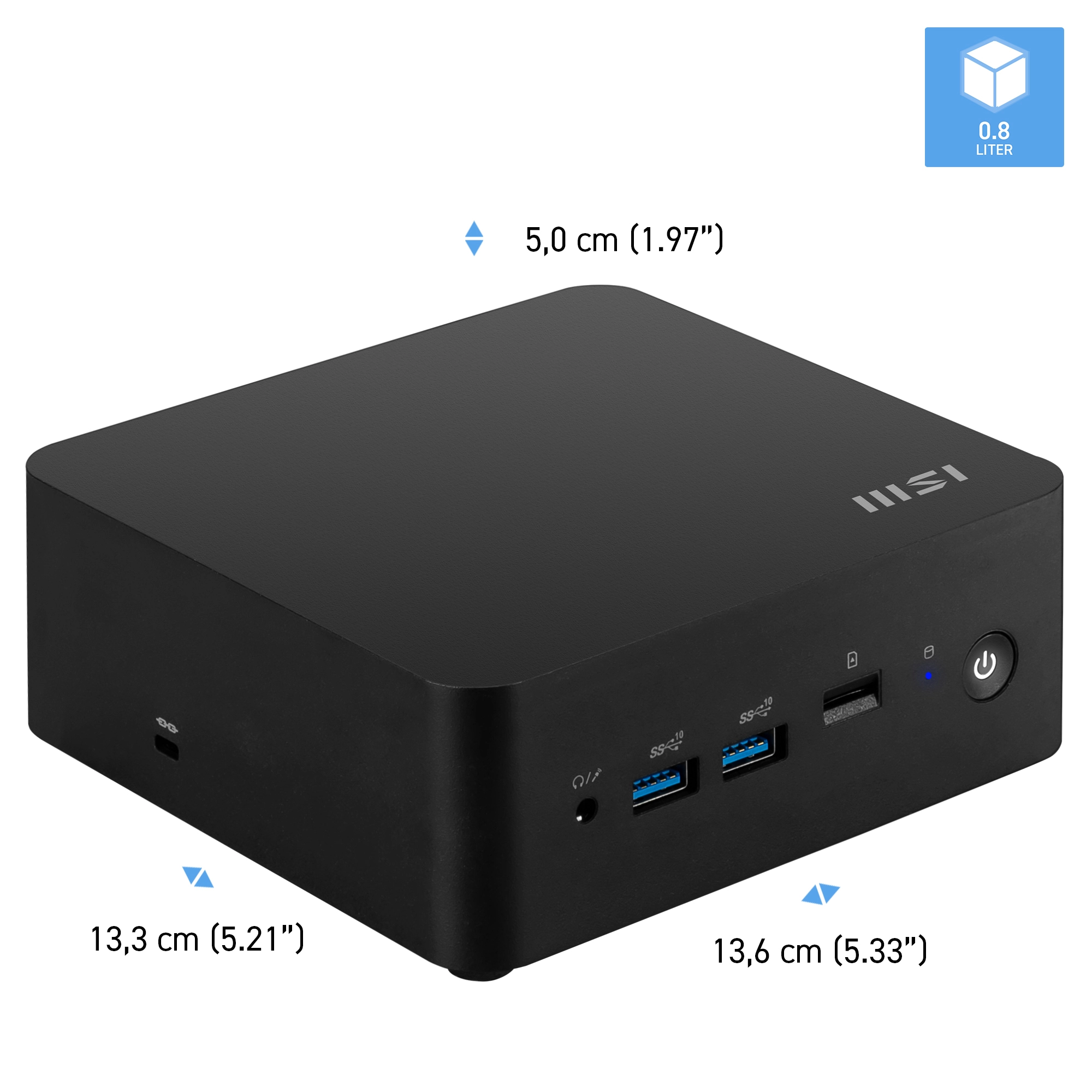 Cubi NUC - Core 3-100U 8GB 500GB