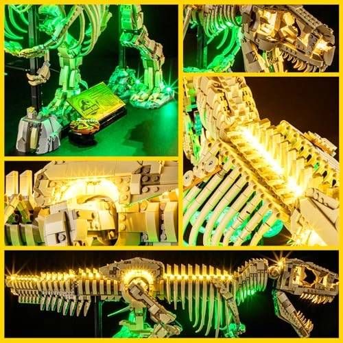 Light Kit for LEGO 76968 Dinosaur Fossils Tyrannosaurus rex - Plastic Jurassic World